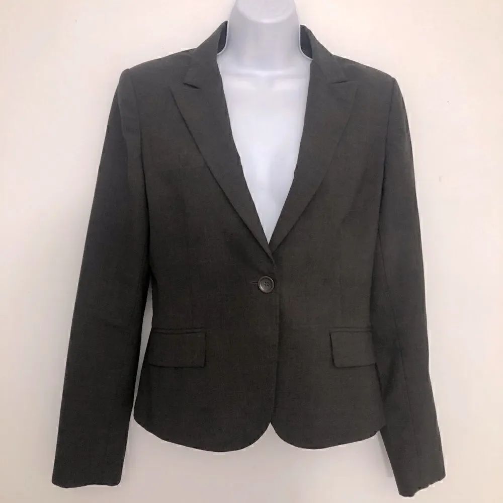 Express Design Studio Size 6 Classy Brown Jacket! - Picture 2 of 6